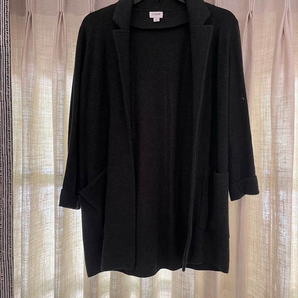 J. Crew Women's Black Cardigan Sweater